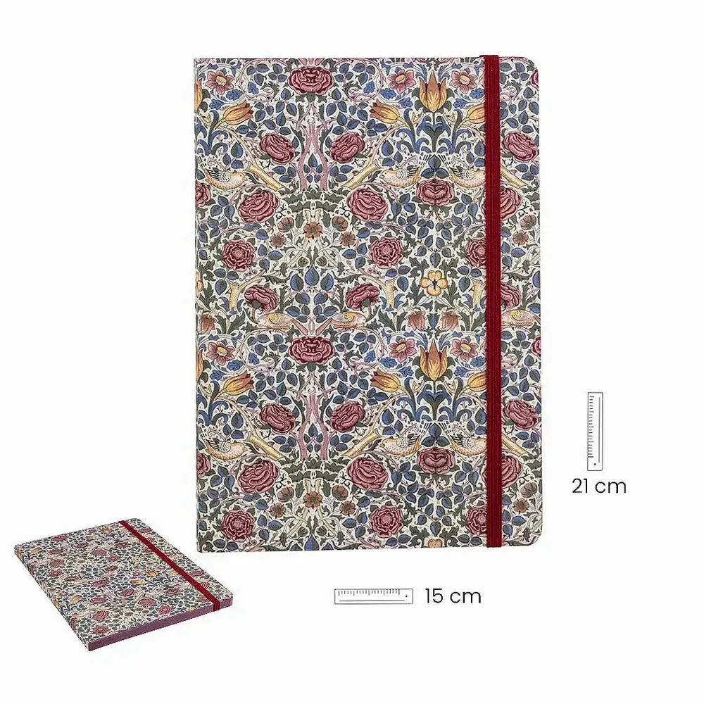 W.Morris Notebook - Pink - Stationery - JAVIER SA | MOM