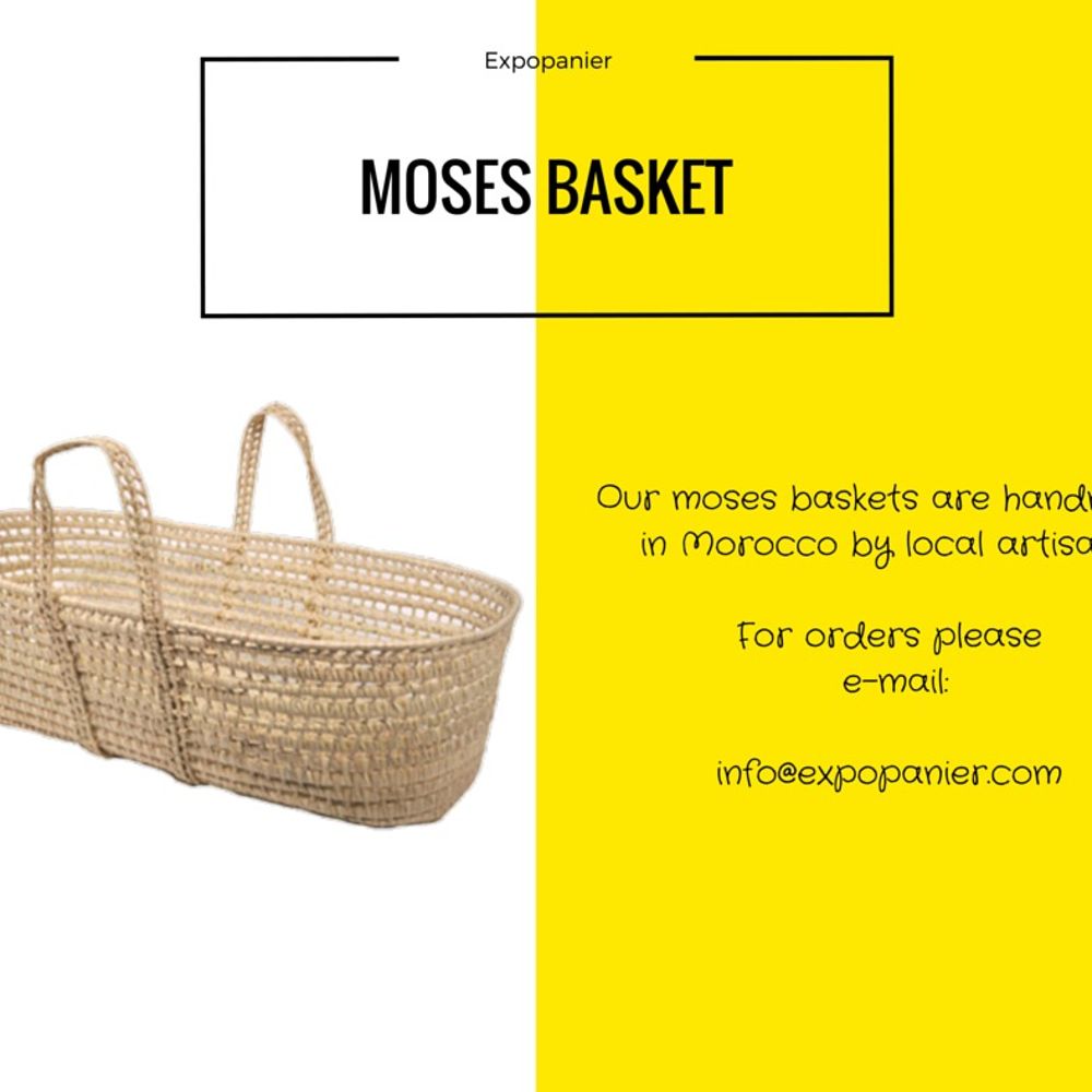 palm moses basket