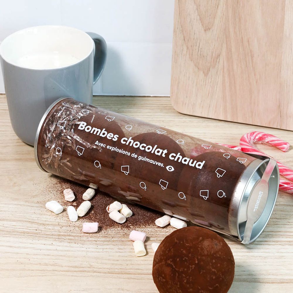 COFFRET DE BOMBES POUR CHOCOLAT CHAUD