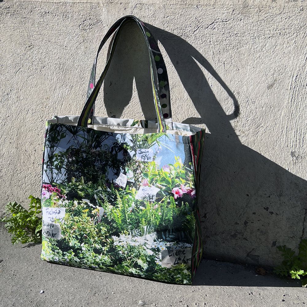 Carrots bag - Green life tote bag - Designer Maron Bouillie Paris