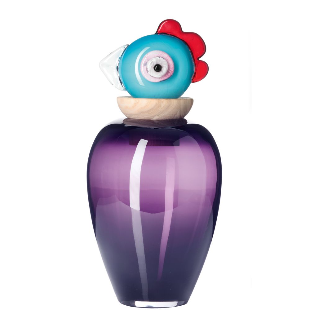 Papageno Bird Pina Purple / Gift box - Vases - LEONARDO - Glass | MOM