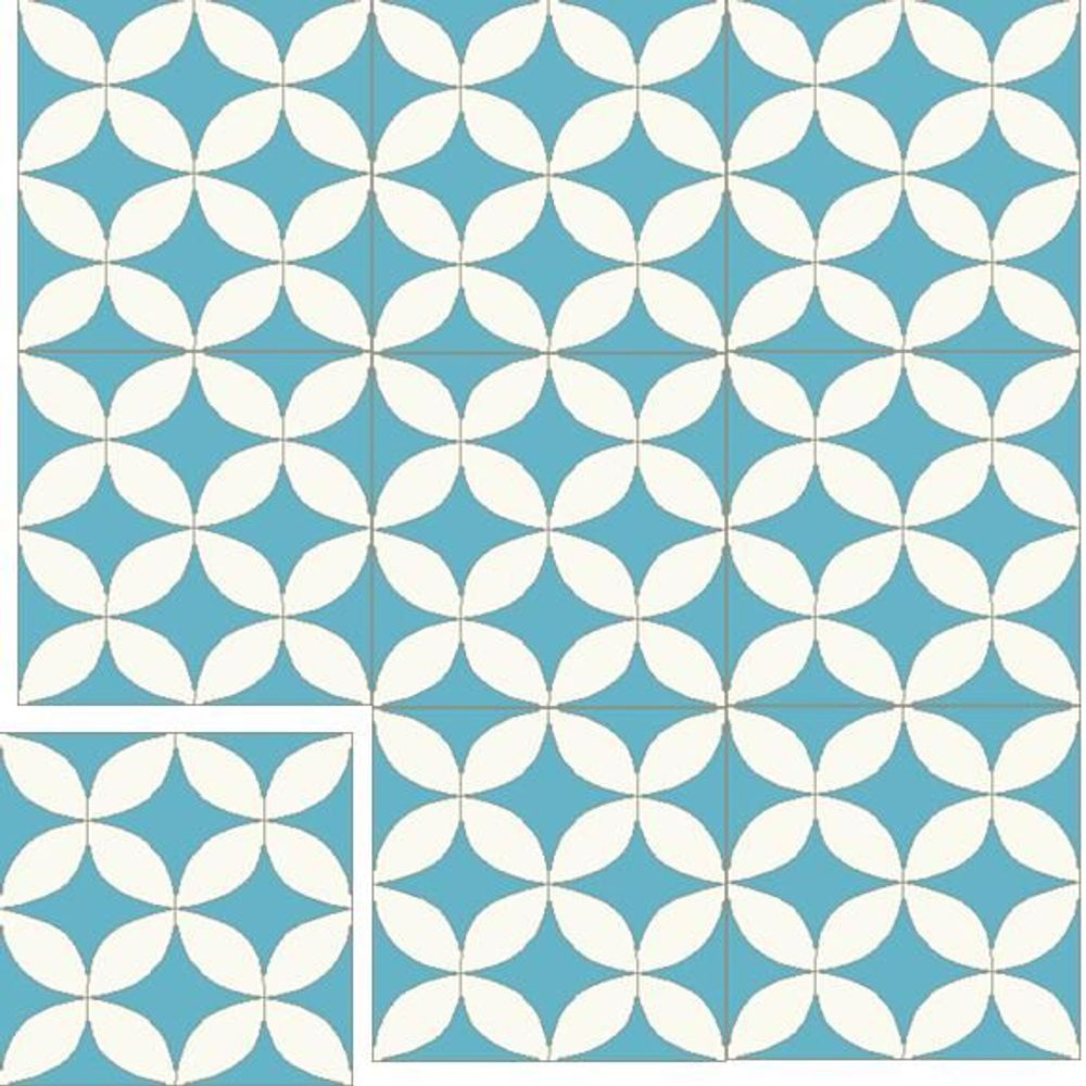 Vintage pattern cement tile - Cement tiles - FLOORILÈGE - Concrete | MOM
