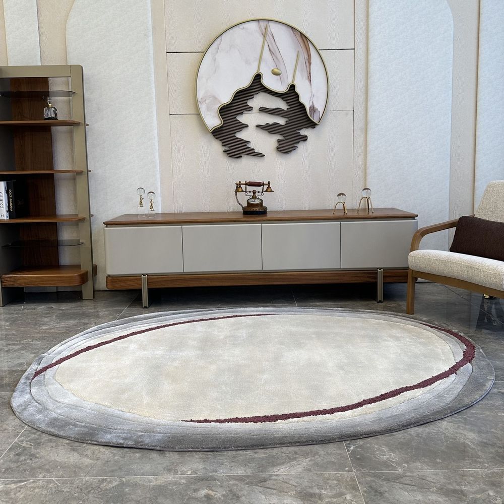 Ovoid Shape Rug Ovoid 001-BC - New Collection By Loominology Rugs - Bespoke carpets ...