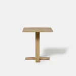 Tiga square table in natural solid teak