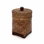 The Bathroom Bin Basket - Natural Brown