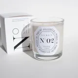 Bougies - Bougie Parfumée Naturelle 180g N°02 - Fleur de coton - LUMEN • MAISON DE PARFUMS D'INTÉRIEUR