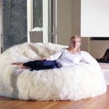 Pièces uniques - Pouf en peau de mouton - FIBRE BY AUSKIN