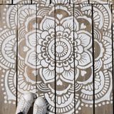 Other wall decoration - Yoga Mandala stencil - IBIZA STENCILS