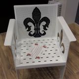 Chaises - Chaise Fleur de Lys - H METAL