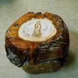 Stools for hospitalities & contracts - Wooden stool, root - WILD-HERITAGE.COM