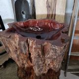 Lavabos - Vasques bois et racine. - WILD-HERITAGE.COM