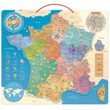Toys - France educative map (Only in french) - VILAC