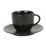Mugs - P/CUP TEA 22 CL BLACK VESUVIO - TABLE PASSION / BASTIDE 1880