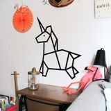 Autres décorations murales - Patron DIY Licorne pour masking tape - MILIEO