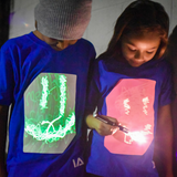 Children's fashion - Illuminated Apparel | Blue Glow T Shirt - ILLUMINATED APPAREL