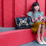 Sacs et cartables enfants - CARTABLE PAPILLON BLEU - CARAMEL&CIE
