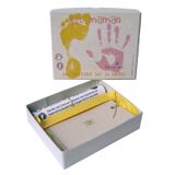 Cadeaux - KIT EMPREINTE ARGILE MAMAN FAIT MAIN : son empreinte sur la terre ! - PATRICIA DORÉ