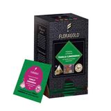 Coffee and tea - FLORAGOLD Vanilla Lemongras pyramid tea bags Herbal Infusion - FLORAPHARM