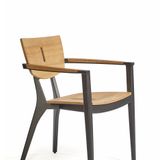 Fauteuils de jardin - Fauteuil Diuna en Teck & Aluminium - OASIQ