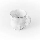 Céramique - Mini tasse à expresso avec anse Marie-Antoinette. - CARRON PARIS