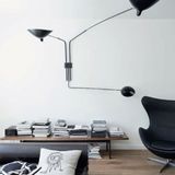 Outdoor wall lamps - 3, 4 or 5 ROTATING STRAIGHT ARM WALL LAMP - EDITIONS SERGE MOUILLE