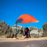 Parasols - Voile d'ombrage nomade SUNLEAF - LEAF FOR LIFE