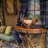 Console table - ANTLER CONSOLE TABLE - CLOCK HOUSE FURNITURE