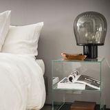 Design objects - CUBE bedside or side table - GLASS VARIATIONS
