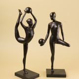 Sculptures, statuettes et miniatures - Danseuses en bronze sur socle - ASIATIDES