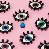 Jewelry - Eye brooch - M O N O L A M A