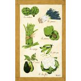 Tea towel - Légumes Verts Tea Towel - BEAUVILLÉ