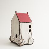 Objets design - Maison sur roulettes - BÉRANGÈRE CÉRAMIQUES