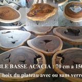 Tables basses - TBG Table basse collection bois acacia - DCAA