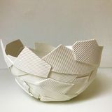Céramique - Coupe ondulée porcelaine - FANNY LAUGIER PORCELAINE