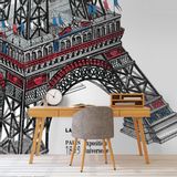 Wallpaper - Tour Eiffel Panel - ETOFFE.COM