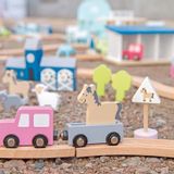 Jouets enfants - Circuit voitures en bois - JABADABADO