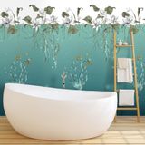 Wallpaper - Water Lilies Panel Right - ETOFFE.COM
