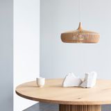 Hanging lights - Clava Dine wood | lampshade - UMAGE