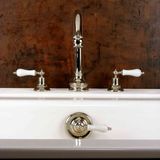 Faucets - Deck-mounted swan-neck tub spout - VOLEVATCH