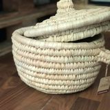 Decorative objects - Wilery Palm Basket with Lid - MAISON ZOE