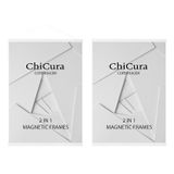 Cadres - 2 In 1 Magnetic Frames - Ash White - CHICURA COPENHAGEN