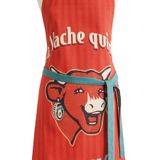 Kitchen linens - The Laughing Cow - Red Retro/Printed Apron - COUCKE