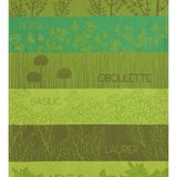 Tea towel - Aromatic Herbs tea towel - cotton jacquard - COUCKE