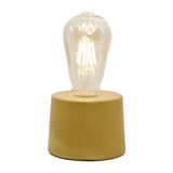 Objets de décoration - Lampe à poser | Lampe Béton | Collection lampe cylindre | Béton coloré - JUNNY