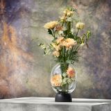 Vases - Morchella Vase Oak/Clear Glass, h. 27 cm - CHICURA COPENHAGEN