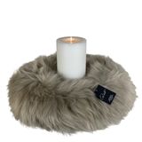 Decorative objects - Wreath of real merino lamb fur - QULT DESIGN GMBH