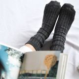 Chaussettes - CHAUSSETTES CÔTELÉES EN CACHEMIRE - NISHIGUCHI KUTSUSHITA