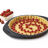 Kitchen utensils - BAKING CHAIN SILICONE PIE BOTTOM - RED - M&CO