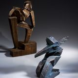 Sculptures, statuettes et miniatures - Sculpture satisfaite de soi - GALLERY CHUAN