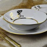 Tea and coffee accessories - Gold Rim | Hand Painted | Made in Italy - ARCUCCI CERAMICS
